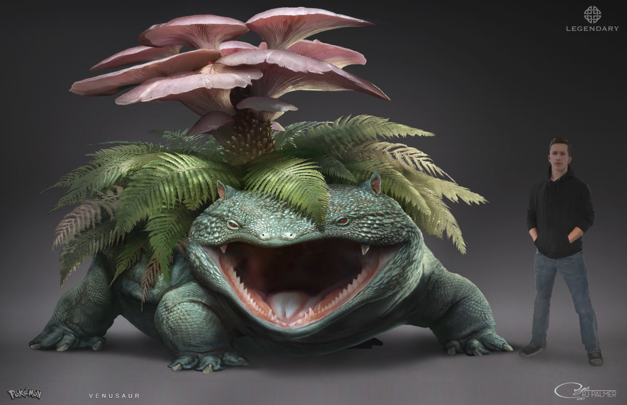 Illustration for article titled This Venusaur Was Too Scary For Detective Pikachu